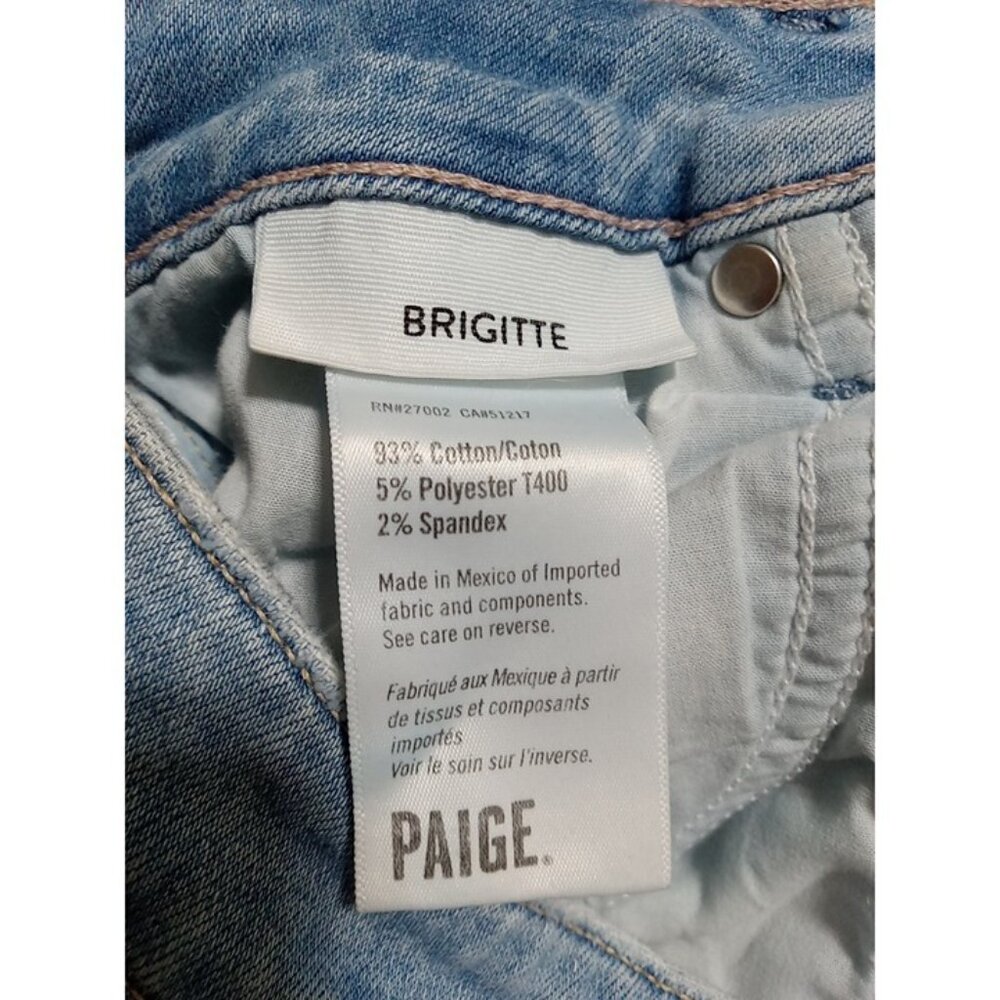 PAIGE Womens Jeans 26 BLUE BRIGITTE Preowned Work Casual Summer Spring Winter - Picture 8 of 11